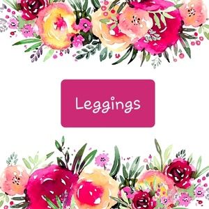 Leggings of all patterns, sizes and brands follow